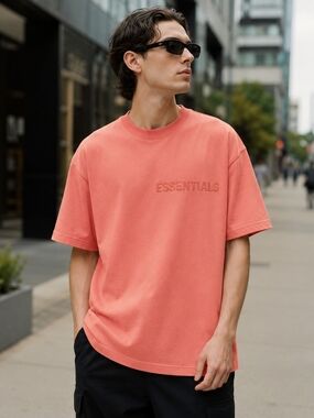 Fear of God ESSENTIALS Coral Logo Tee Size M